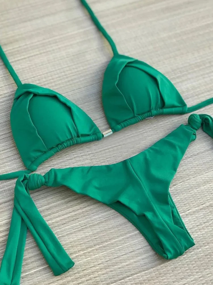 2022 Bikini Sets Women'S Swimwear Bandage Bikinis String Swimsuit Halter Bathing Suit Sexy Biquini Thongs Solid Beachwear
2022 Bikini Sets Women'S Swimwear Bandage Bikinis String Swimsuit Halter Bathing Suit Sexy Biquini Thongs Solid Beachwear