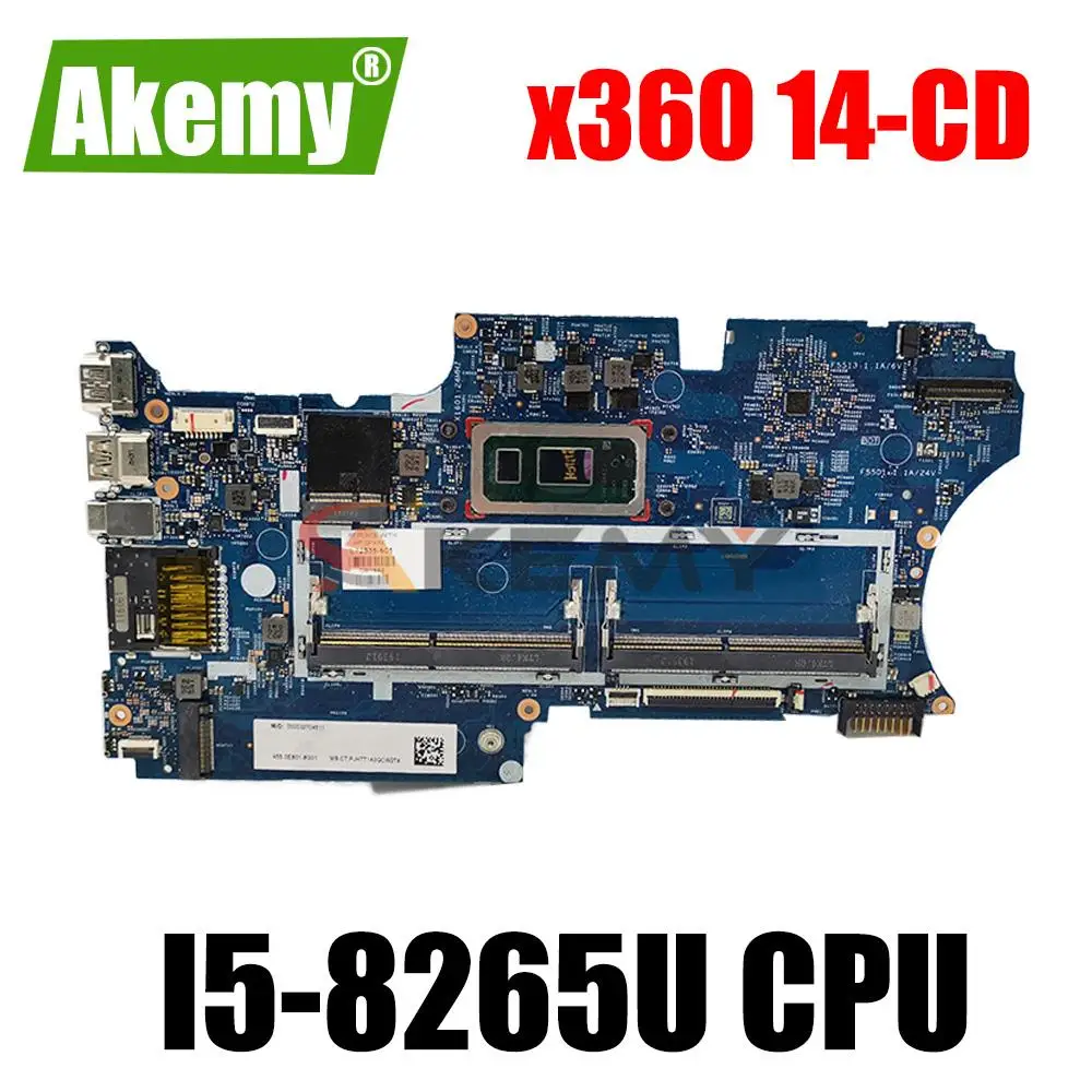 For HP X360 14-CD L36455-001 L36455-601 L36455-501 Laptop motherboard 18702-1 448.0E814.0011 with I5-8265U 100% tested ok
For HP X360 14-CD L36455-001 L36455-601 L36455-501 Laptop motherboard 18702-1 448.0E814.0011 with I5-8265U 100% tested ok