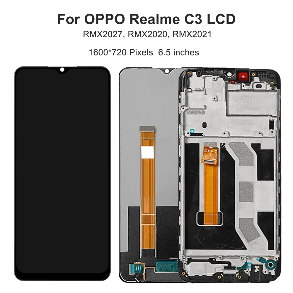 ЖК-дисплей для Realme C3 RMX2027 RMX2021 RMX2020, ЖК-дисплей с рамкой, дигитайзер, сенсорный экран OPPO Realme C3, оригинальный запасной ЖК-дисплей
ЖК-дисплей для Realme C3 RMX2027 RMX2021 RMX2020, ЖК-дисплей с рамкой, дигитайзер, сенсорный экран OPPO Realme C3, оригинальный запасной ЖК-дисплей