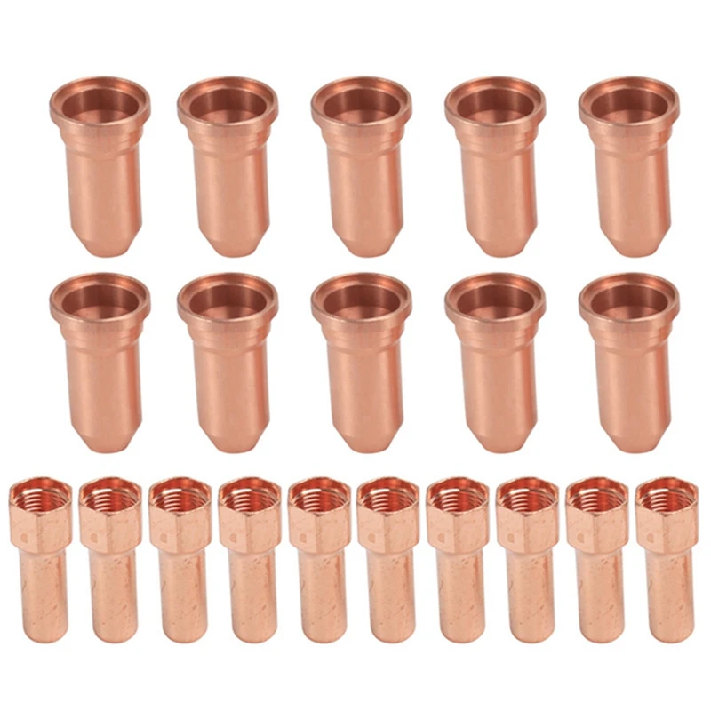 10Pcs 52556 Electrode And 10Pcs 51248 Nozzle Tip For PT-100 PT100 IPT-100 PTM-100 IPT100 PTM100 Plasma Cutting Torch
10Pcs 52556 Electrode And 10Pcs 51248 Nozzle Tip For PT-100 PT100 IPT-100 PTM-100 IPT100 PTM100 Plasma Cutting Torch