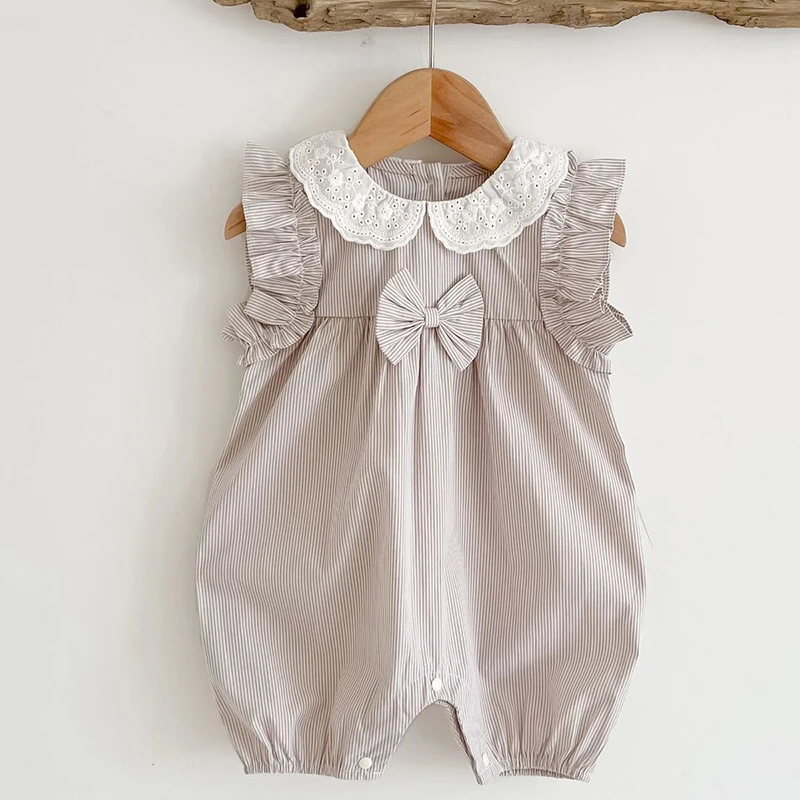 Baby Girl Clothing Summer Korean Style Newborn Baby Girls Romper Sleeveless Cotton Splicing Toddler Baby Girl Jumpsuit
Baby Girl Clothing Summer Korean Style Newborn Baby Girls Romper Sleeveless Cotton Splicing Toddler Baby Girl Jumpsuit