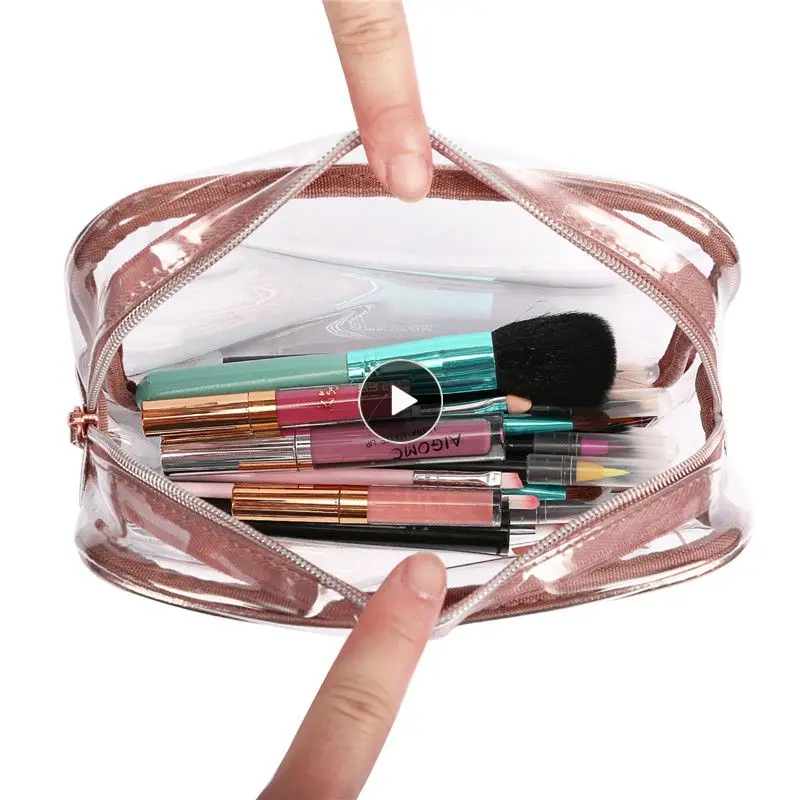 PVC Cosmetic Bag Transparent Waterproof Women Storage Bags Portable Travel Toiletry Wash Bags Beauty Makeup Bag Organizer
PVC Cosmetic Bag Transparent Waterproof Women Storage Bags Portable Travel Toiletry Wash Bags Beauty Makeup Bag Organizer