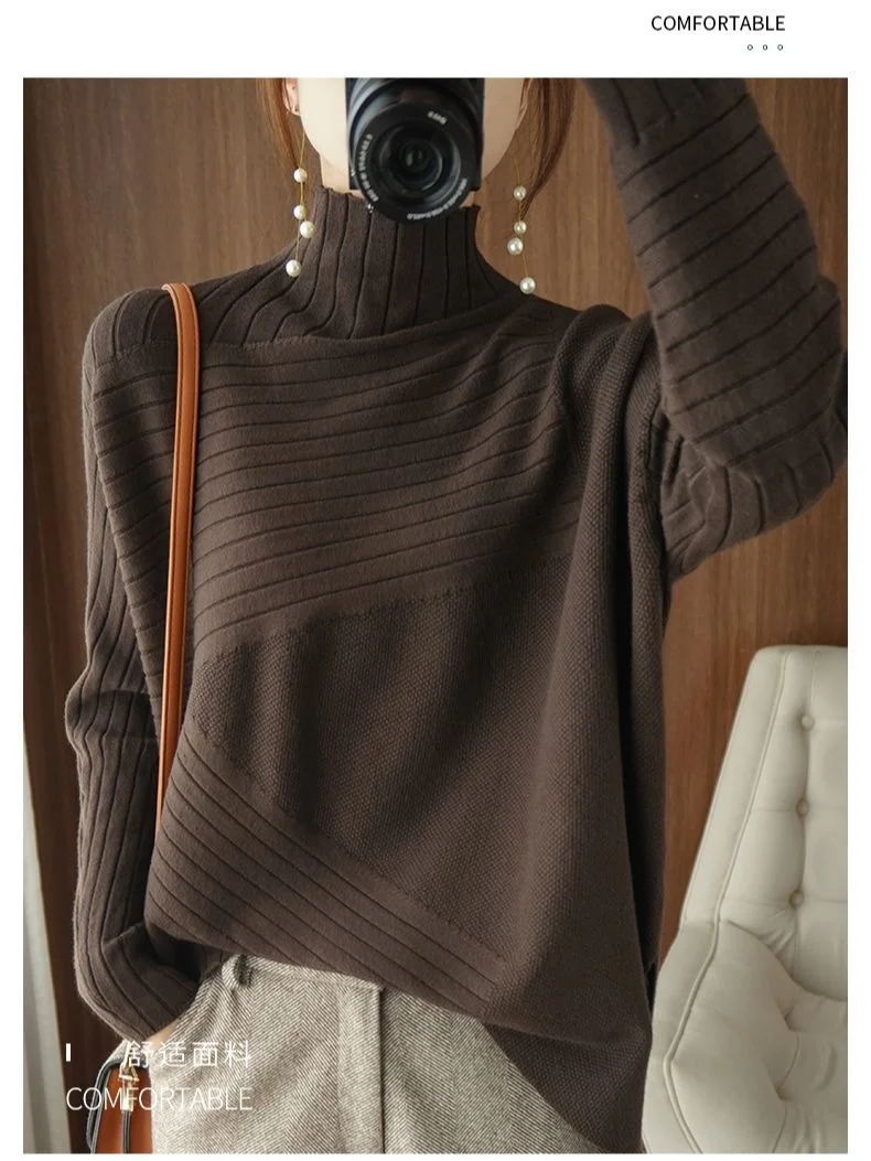 2022 Autumn Winter Women Sweater Turtleneck Cashmere Sweater Women Knitted Pullover Fashion Keep Warm Loose Tops
2022 Autumn Winter Women Sweater Turtleneck Cashmere Sweater Women Knitted Pullover Fashion Keep Warm Loose Tops