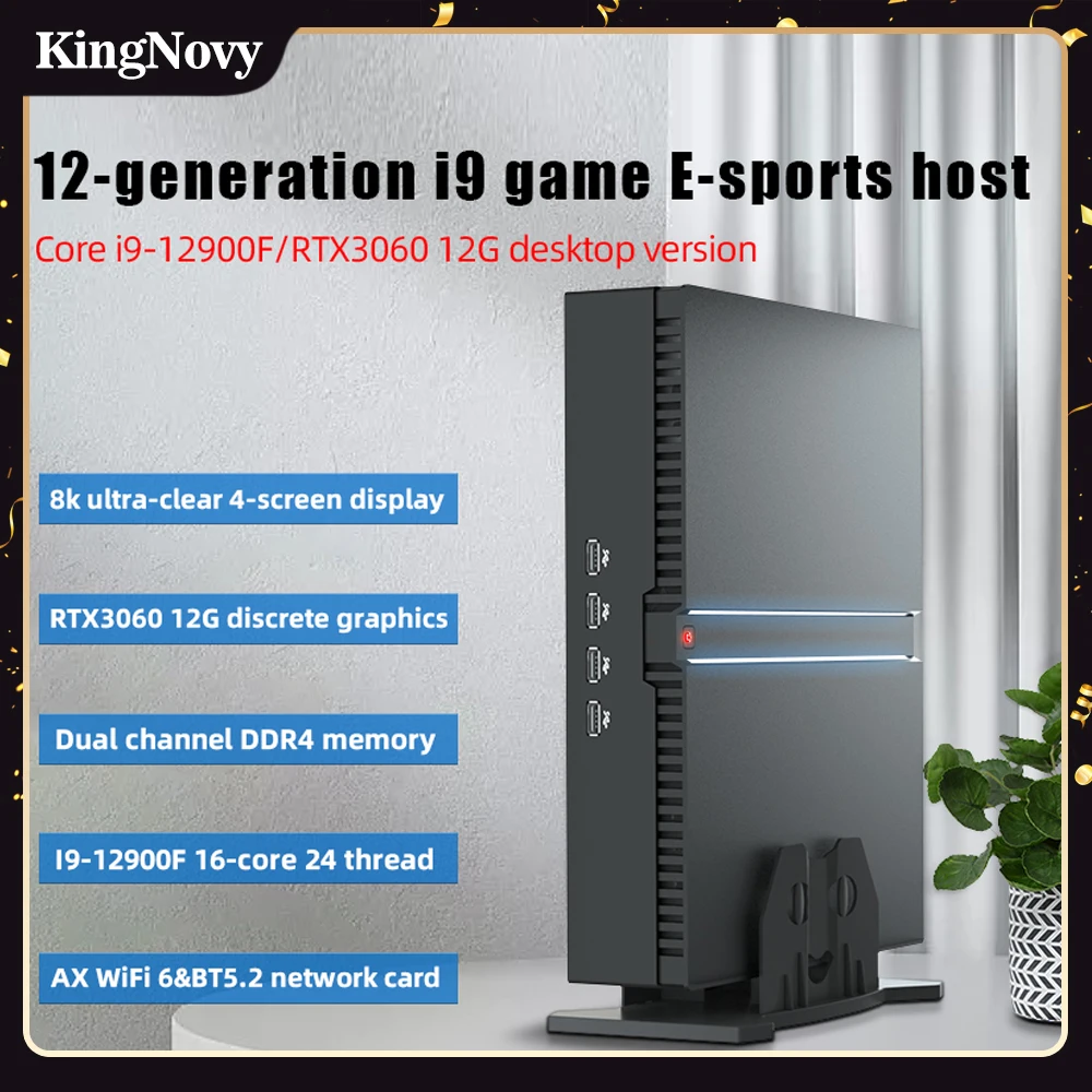 12th Gen Mini Host Gamer PC Intel i9 12900F i7 12700F Nvidia RTX3060 12G PCIE4.0 Optical Windows11 Gaming Desktop Computer WiFi6
12th Gen Mini Host Gamer PC Intel i9 12900F i7 12700F Nvidia RTX3060 12G PCIE4.0 Optical Windows11 Gaming Desktop Computer WiFi6