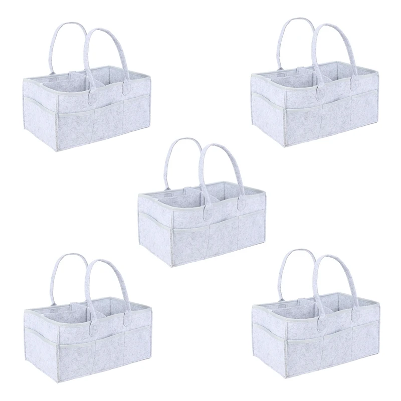 5X Baby Diaper Caddy Organizer Portable Holder Bag For Changing Table And Car, Nursery Essentials Storage Bins
5X Baby Diaper Caddy Organizer Portable Holder Bag For Changing Table And Car, Nursery Essentials Storage Bins