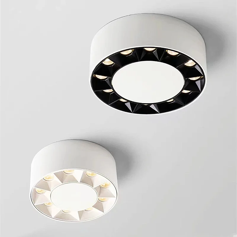 LED Surface Mounted Grille Downlight Dimmable Round Spotlight Ceiling Lamp 10W 12W15W 18W 24W AC85~265V Indoor Living Room Light
LED Surface Mounted Grille Downlight Dimmable Round Spotlight Ceiling Lamp 10W 12W15W 18W 24W AC85~265V Indoor Living Room Light