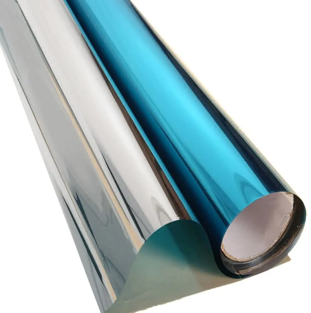 Blue Silver Mirror Reflective Window Film Glare Control One Way Solar Tint Self-adhesive Privacy Glass Sticker For Home Vinyl
Blue Silver Mirror Reflective Window Film Glare Control One Way Solar Tint Self-adhesive Privacy Glass Sticker For Home Vinyl