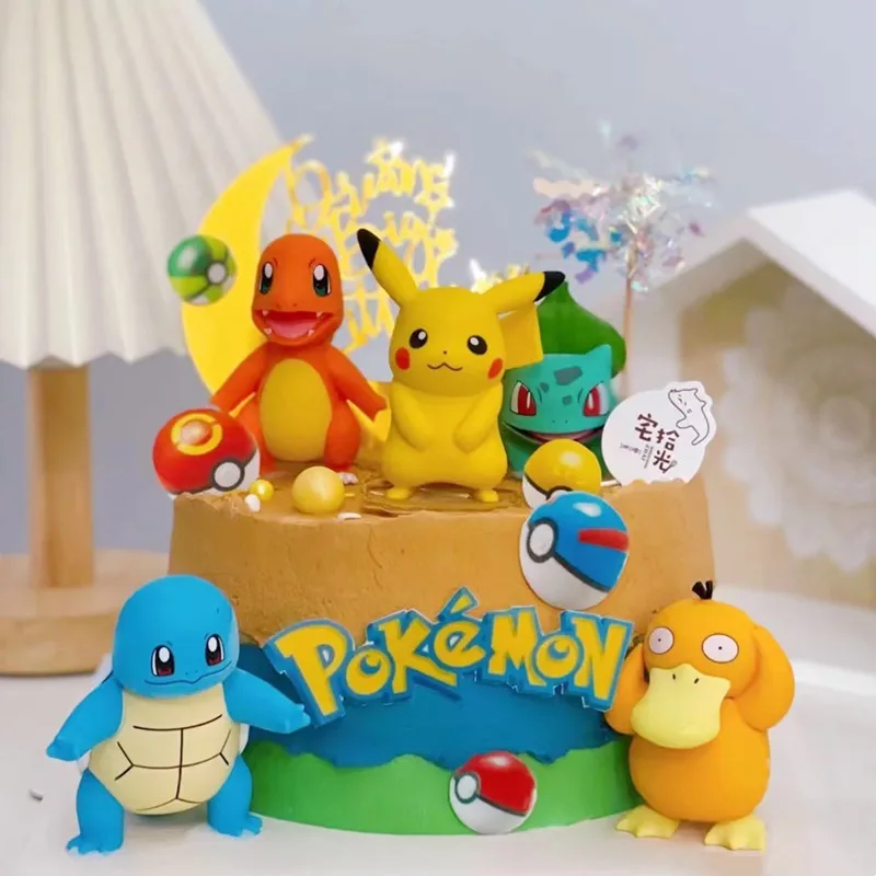 6Pcs/Set Pokemon Anime Figure Pikachu Psyduck Jigglypuff Bulbasaur Cake Birthday Party Decor Ornaments Action Figure Toy Gifts
6Pcs/Set Pokemon Anime Figure Pikachu Psyduck Jigglypuff Bulbasaur Cake Birthday Party Decor Ornaments Action Figure Toy Gifts