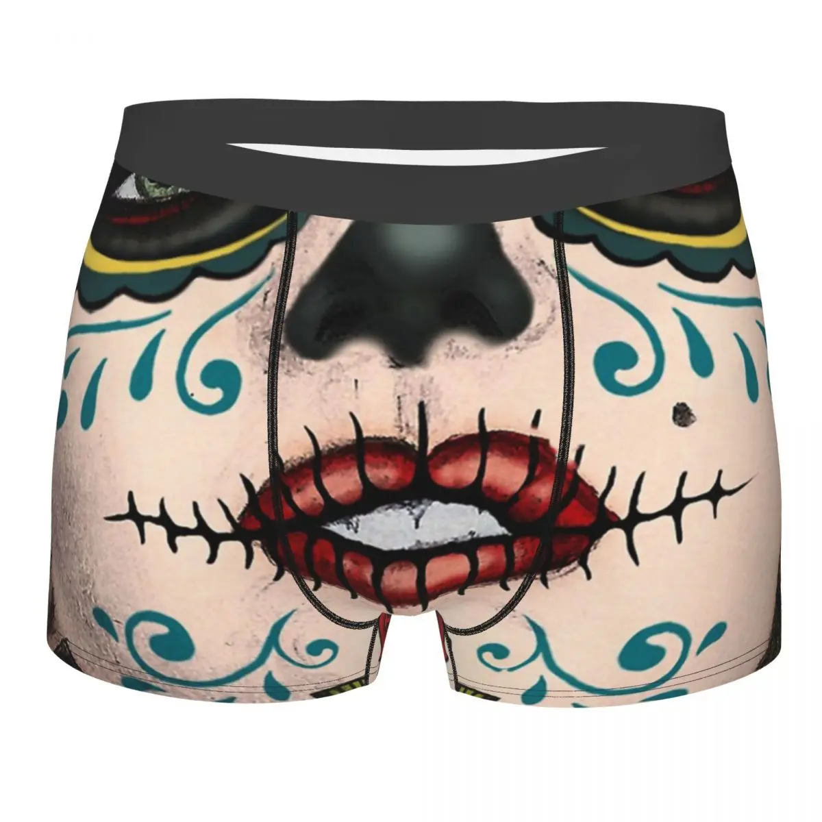 

Humor Boxer Catrina Lips Shorts Panties Briefs Men Underwear Breathable Underpants for Male Plus Size