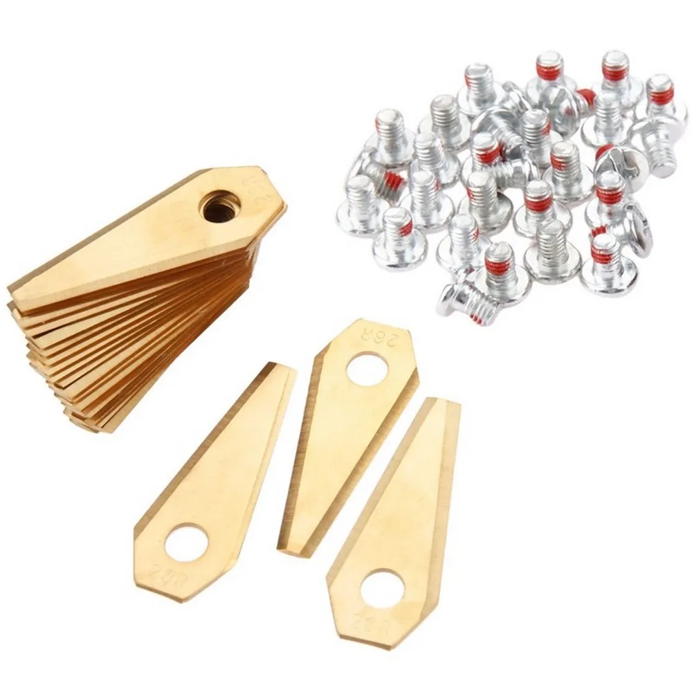 30PCS Robot Lawn Mower Replacement Blade Durable Mower Cutter Blade for Husqvarna Lawnmower Machine Accessories With Screw
30PCS Robot Lawn Mower Replacement Blade Durable Mower Cutter Blade for Husqvarna Lawnmower Machine Accessories With Screw