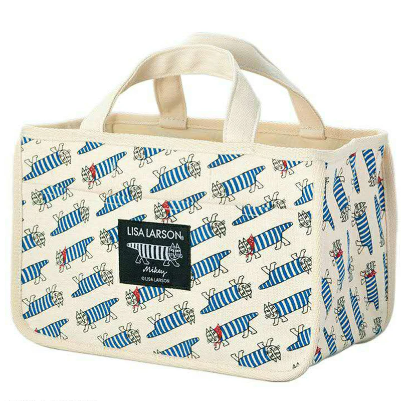 Fashion Simple Striped Cat Printing Large Capacity Women Bag Environmental Protection Canvas Tote Cartoon Lunch Box Storage Bag
Fashion Simple Striped Cat Printing Large Capacity Women Bag Environmental Protection Canvas Tote Cartoon Lunch Box Storage Bag
