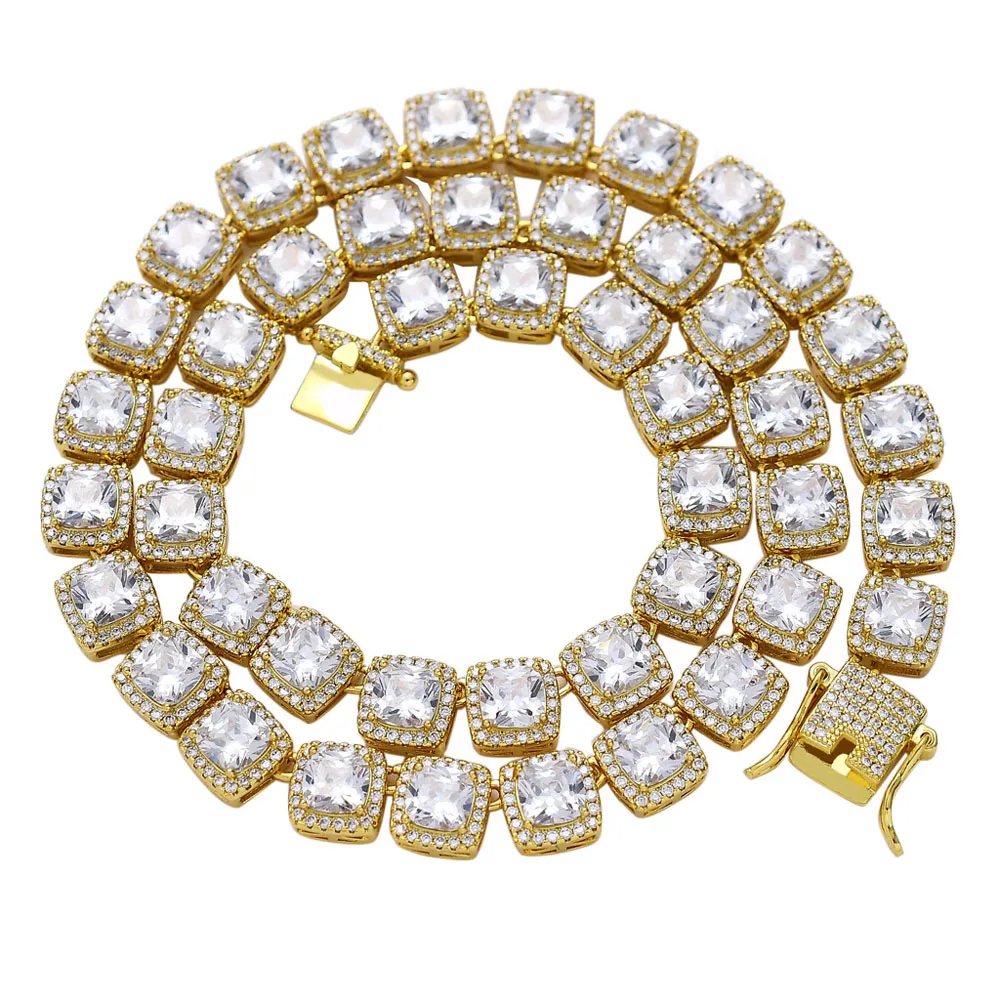New 10mm Luxury Square Pink Blue Full Iced Out Chains Necklace 2Colors Fashion Bling Cubic Zirconia Necklaces HipHop Men Jewelry
New 10mm Luxury Square Pink Blue Full Iced Out Chains Necklace 2Colors Fashion Bling Cubic Zirconia Necklaces HipHop Men Jewelry