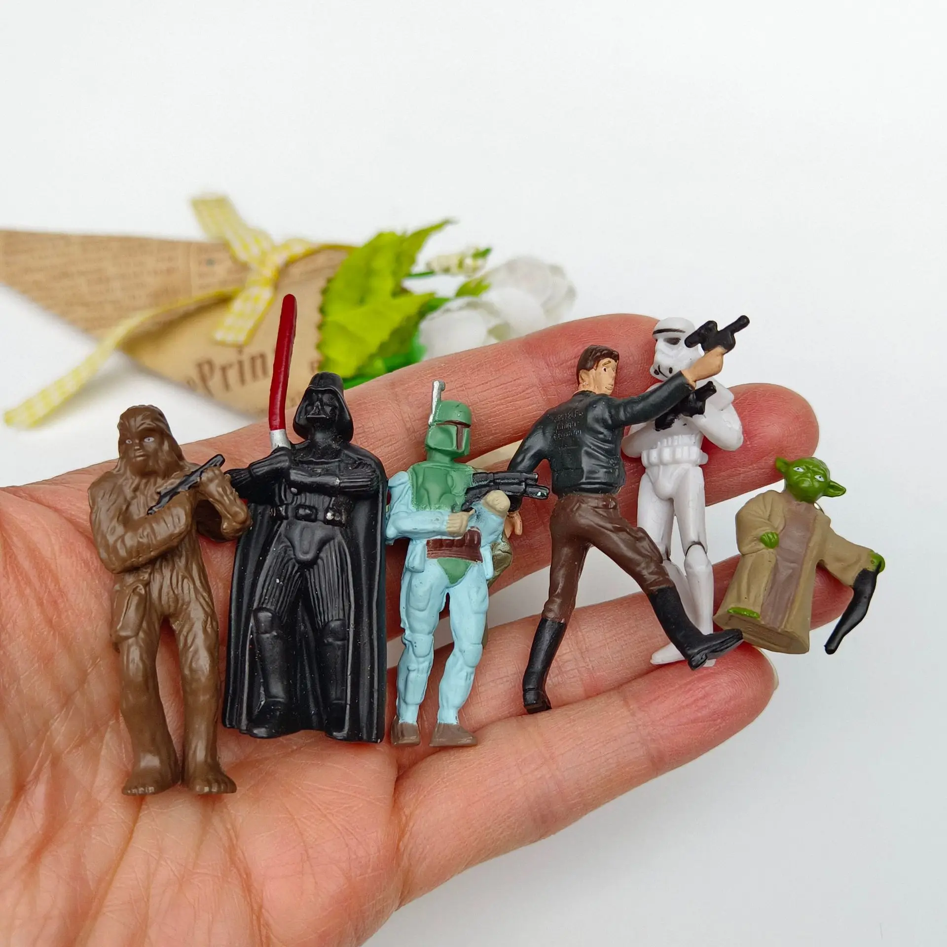 5pcs Star Wars Luke Anakin Obi Wan Darth Maul Master Skywalker Vader Trooper Action Figure Wars Toys Doll Model
5pcs Star Wars Luke Anakin Obi Wan Darth Maul Master Skywalker Vader Trooper Action Figure Wars Toys Doll Model