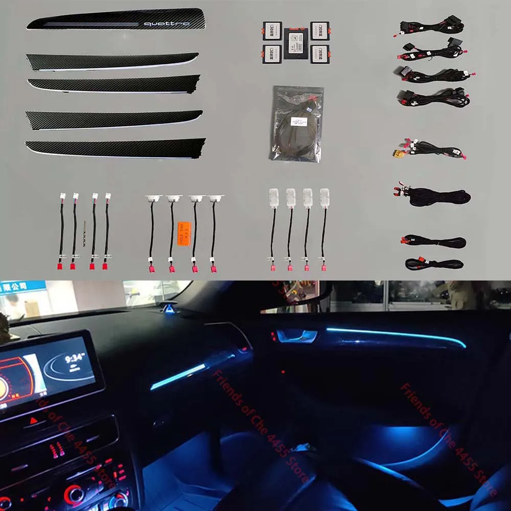 For Audi 2010-2017 Q5 32 color Dedicated ambient light LED Ambient Light Interior New atmosphere light door light Foot light
For Audi 2010-2017 Q5 32 color Dedicated ambient light LED Ambient Light Interior New atmosphere light door light Foot light