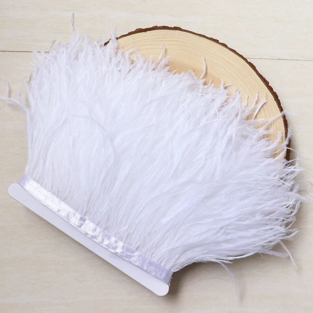 1Meter Natural Ostrich Feathers Trims 15-18cm Leather Pink Feather Ribbon for Wedding Dress Decoration Needlework Sewing Crafts
1Meter Natural Ostrich Feathers Trims 15-18cm Leather Pink Feather Ribbon for Wedding Dress Decoration Needlework Sewing Crafts