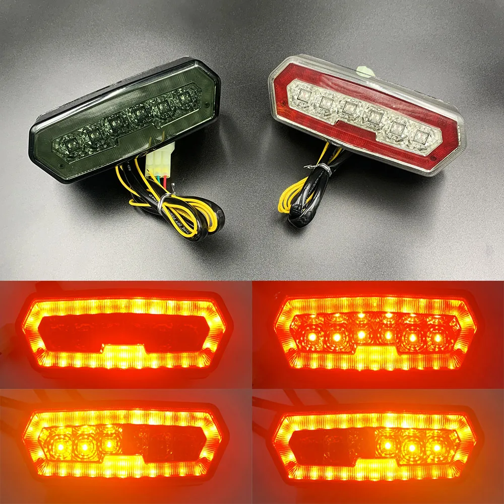 Motorcycle LED Taillight Rear Tail Amber Turn Signal Red Brake Lamp Light 12V Waterproof For HONDA MSX /Grom 125 13-16
Motorcycle LED Taillight Rear Tail Amber Turn Signal Red Brake Lamp Light 12V Waterproof For HONDA MSX /Grom 125 13-16