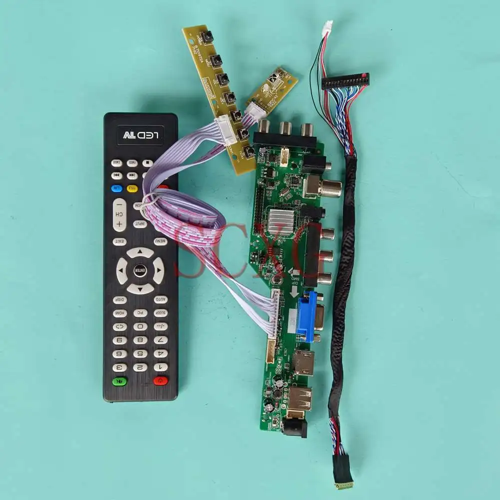 LCD Controller Board DIY Kit For LP140WH2-TLS1 14" LVDS 40 Pin 1366 768 LED Panel DVB Digital Signal VGA HDMI-Compatible USB AV
LCD Controller Board DIY Kit For LP140WH2-TLS1 14" LVDS 40 Pin 1366 768 LED Panel DVB Digital Signal VGA HDMI-Compatible USB AV