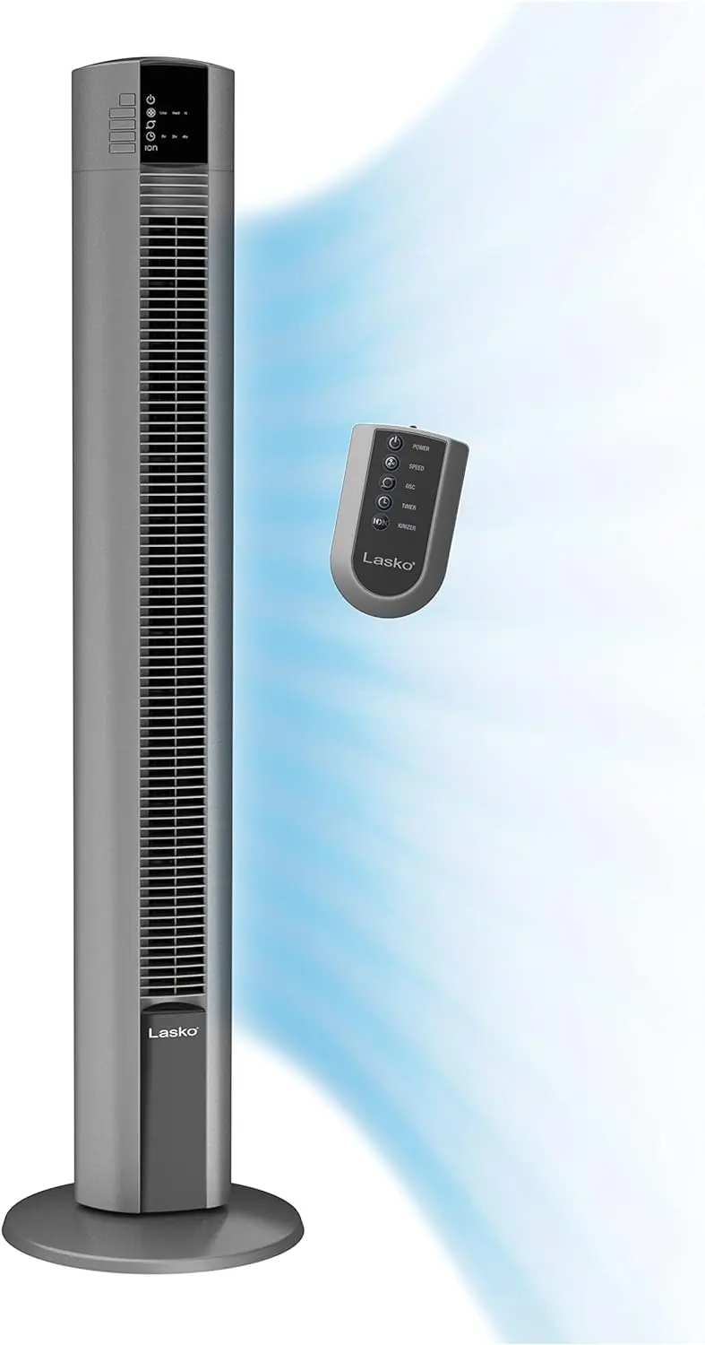 Portable 48" Oscillating Fan with Fresh Air Ionizer, Timer and Remote Control for Indoor, Bedroom and Home Office Use, Gra
Portable 48" Oscillating Fan with Fresh Air Ionizer, Timer and Remote Control for Indoor, Bedroom and Home Office Use, Gra