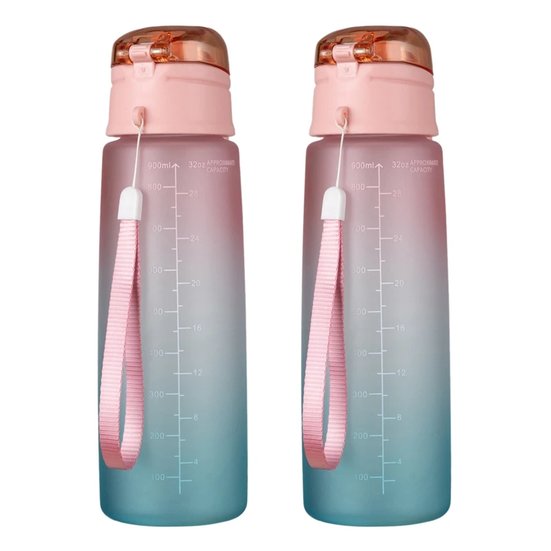 2X 32Oz Fitness Water Bottle with Time Marker BPA Free Large Capacity Water Jug for Gym Outdoor Work Gradient-Orange
2X 32Oz Fitness Water Bottle with Time Marker BPA Free Large Capacity Water Jug for Gym Outdoor Work Gradient-Orange