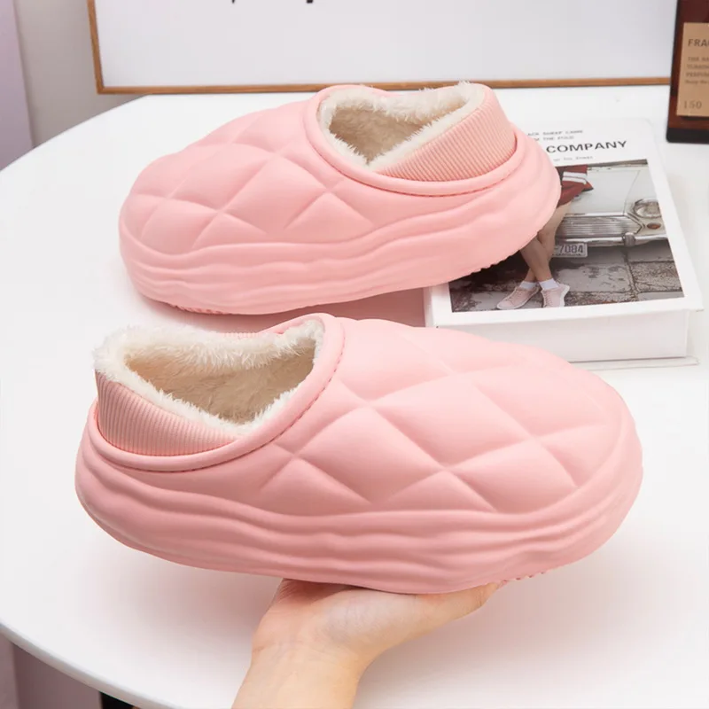 Winter Slippers Warm Men Women Cotton Shoes Waterproof Female Clogs Couples Non-Slip Indoor Outdoor Cozy Thick Heels Plush Shoes
Winter Slippers Warm Men Women Cotton Shoes Waterproof Female Clogs Couples Non-Slip Indoor Outdoor Cozy Thick Heels Plush Shoes