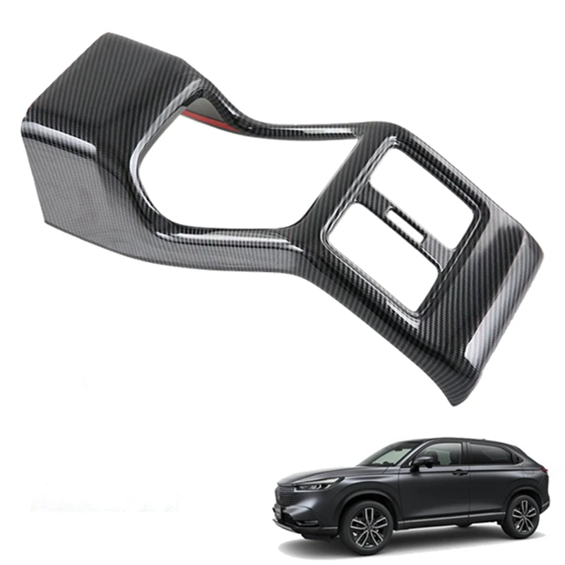Car Carbon Fiber Rear Air Condition Vent Outlet Frame Anti-Kick Panel Cover Trim For Honda HRV / E:NS1 / E:NP1 2022 2023
Car Carbon Fiber Rear Air Condition Vent Outlet Frame Anti-Kick Panel Cover Trim For Honda HRV / E:NS1 / E:NP1 2022 2023