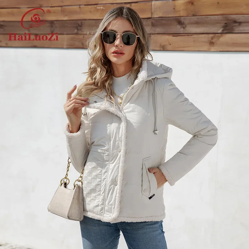 HaiLuoZi 2023 New Design Spring Women Jacket With Fur High-quality Short Female Outwear ded Zipper Stylish Women's Coat 3320
HaiLuoZi 2023 New Design Spring Women Jacket With Fur High-quality Short Female Outwear ded Zipper Stylish Women's Coat 3320