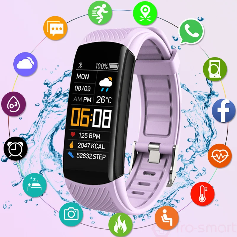 C5S Inteligentny Zegarek Kobiety Monitor Ciśnienia Krwi Wodoodporny Zegarek Mierzący Uderzenia Serca Opaska Monitorująca Genuine
C5S Inteligentny Zegarek Kobiety Monitor Ciśnienia Krwi Wodoodporny Zegarek Mierzący Uderzenia Serca Opaska Monitorująca Genuine
