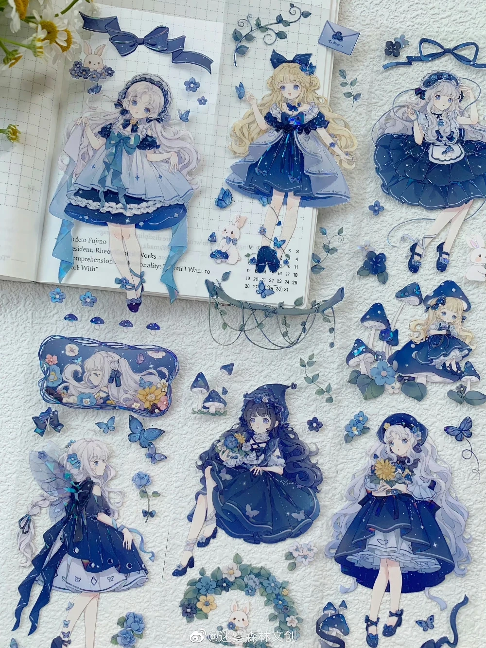 1 Loop Mist Forest - Night Fairy Angel Cute Girl in Blue Shell Light Shiny PET Tape
1 Loop Mist Forest - Night Fairy Angel Cute Girl in Blue Shell Light Shiny PET Tape