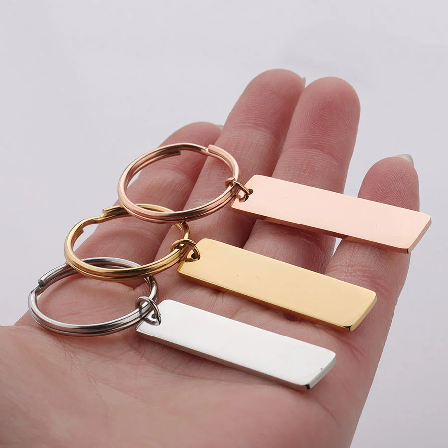 Hipifit 10Pcs Strip Bar Keychain Mirror Polish Stainless Steel Stamping Blank Keychain For DIY Custom Name Engrave Tags Keychain
Hipifit 10Pcs Strip Bar Keychain Mirror Polish Stainless Steel Stamping Blank Keychain For DIY Custom Name Engrave Tags Keychain
