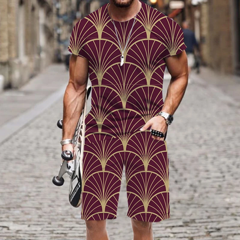 Summer Men's T-shirt Set Funny Short Sleeve Street O Neck 3D Printed 2022 New Beach Sportswear Luxury Harajuku Outfit Tops
Summer Men's T-shirt Set Funny Short Sleeve Street O Neck 3D Printed 2022 New Beach Sportswear Luxury Harajuku Outfit Tops