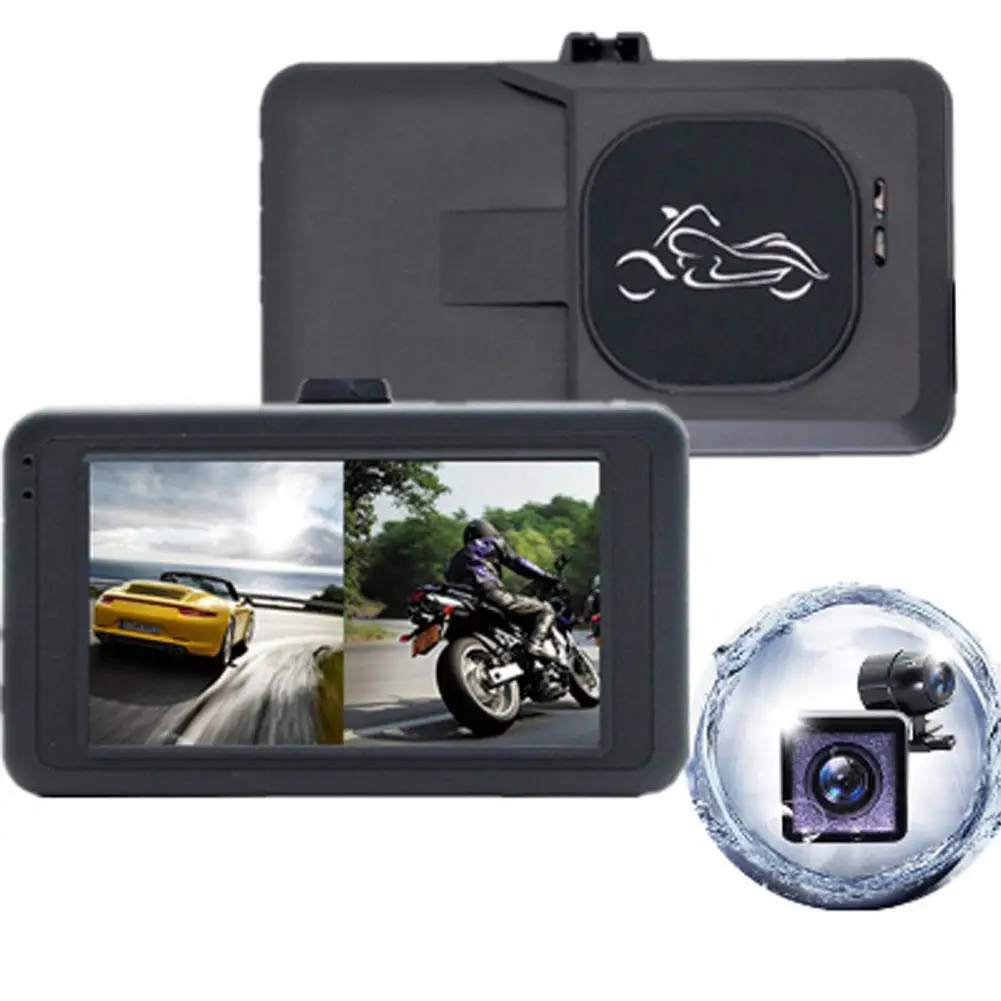 Motorcycle Driving Recorder 1080p Split Night Vision 3-inch Hd Display Rainproof Wire-controlled Locomotive Dvr Dash Cam
Motorcycle Driving Recorder 1080p Split Night Vision 3-inch Hd Display Rainproof Wire-controlled Locomotive Dvr Dash Cam
