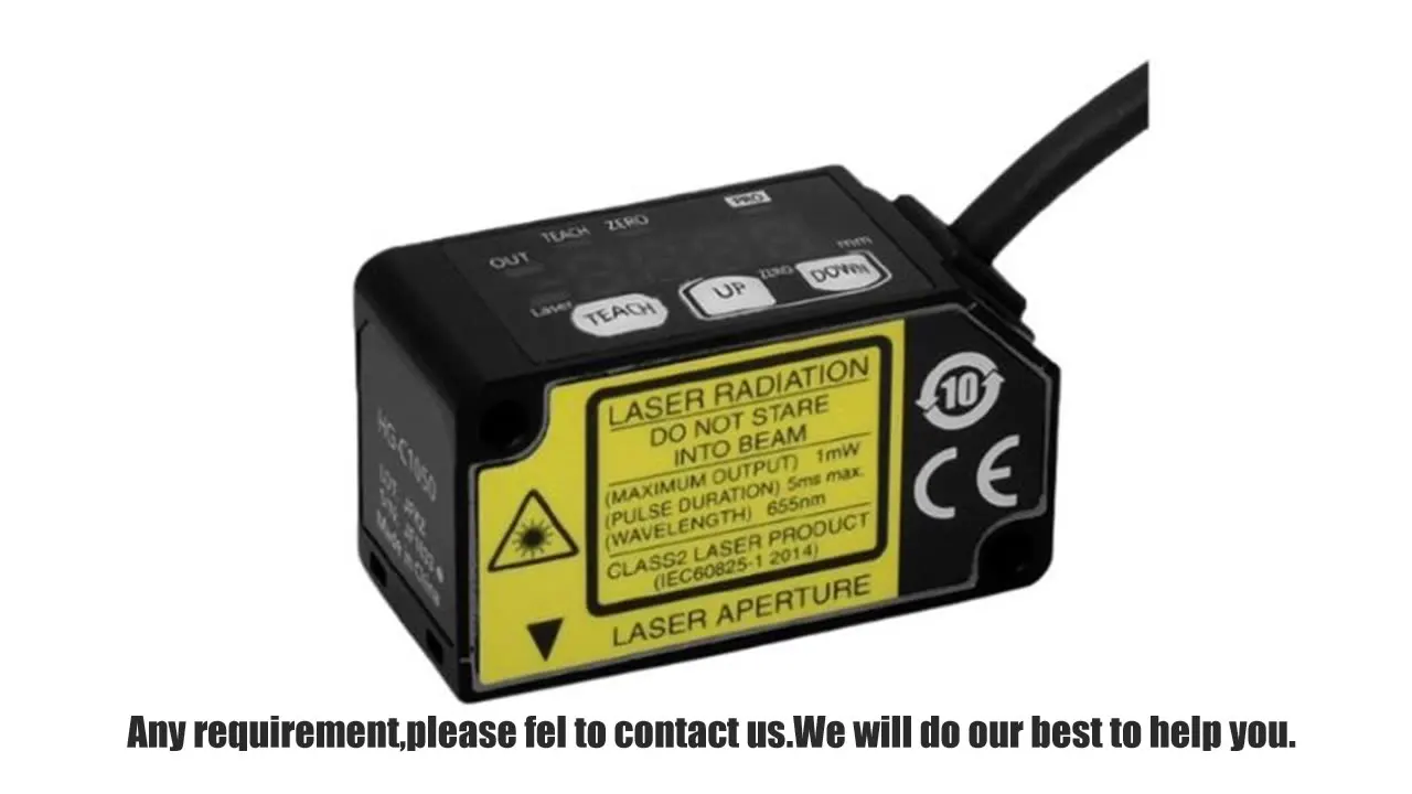 High precision laser displacement sensor 25-35mm sensing range with 10um accuracy for HG-C1030
High precision laser displacement sensor 25-35mm sensing range with 10um accuracy for HG-C1030