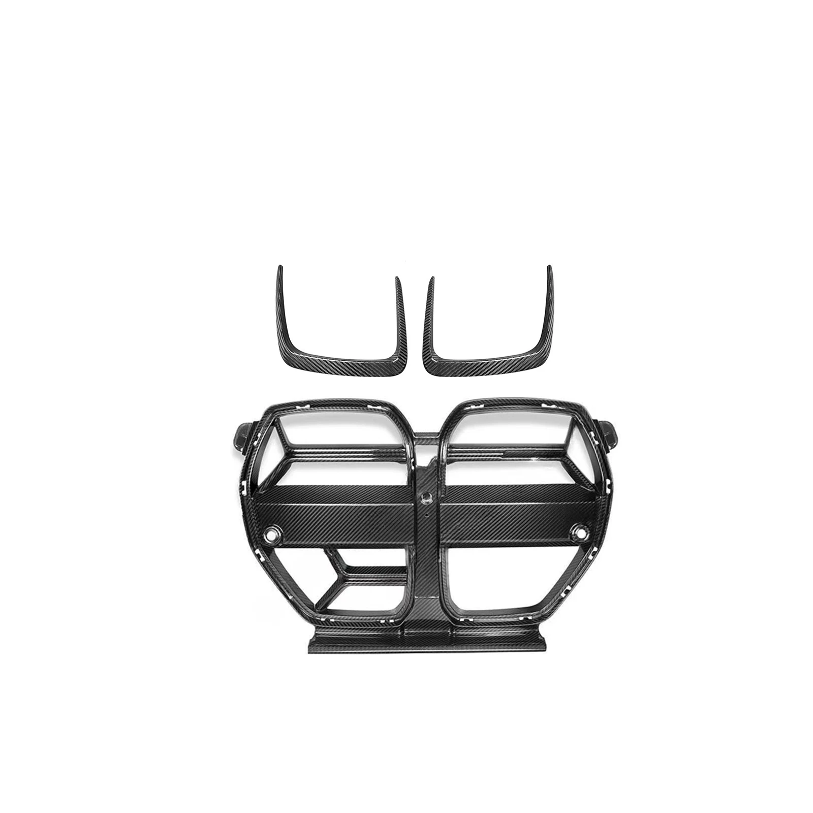 Carbon Fiber Front Kidney Grill Grille Upper Hood Frame Grid + Hood Scoop Vent Trim For BMW G80 M3 G82 G83 M4 2021-2023
Carbon Fiber Front Kidney Grill Grille Upper Hood Frame Grid + Hood Scoop Vent Trim For BMW G80 M3 G82 G83 M4 2021-2023