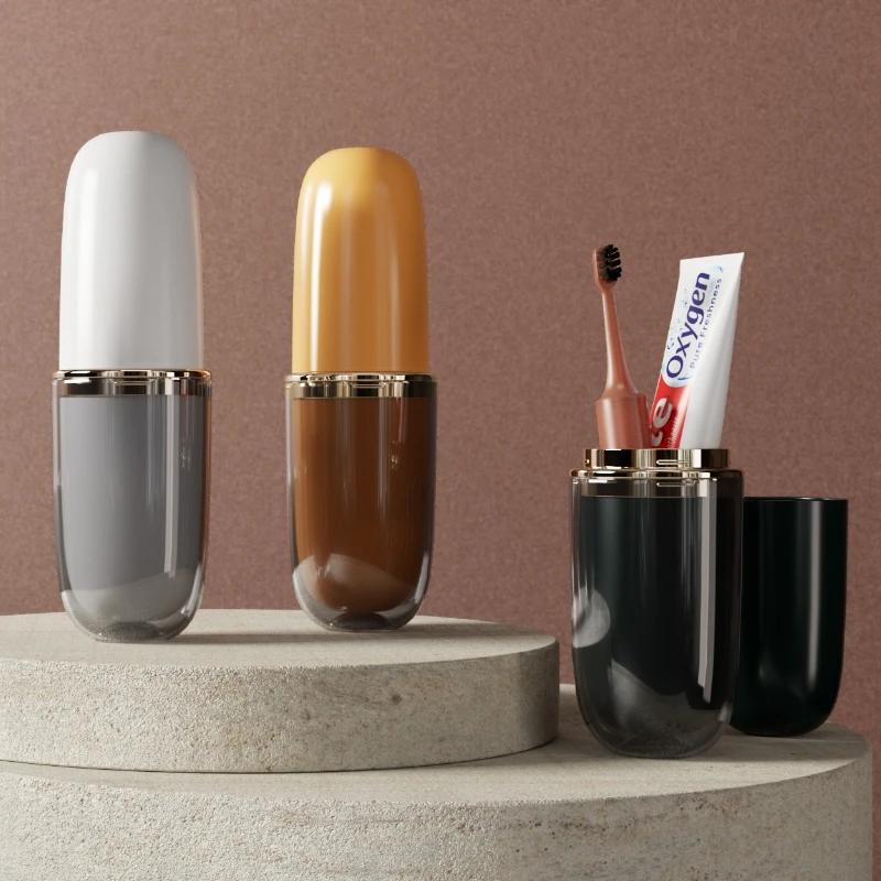 3 in 1 Portable Toothbrush Storage Case Toothpaste Holder Box Household Storage Cup Home Travel Bathroom Tumblers Accessories
3 in 1 Portable Toothbrush Storage Case Toothpaste Holder Box Household Storage Cup Home Travel Bathroom Tumblers Accessories