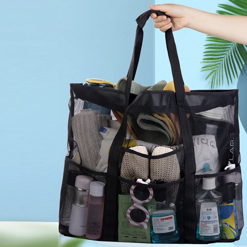 8 Pockets Summer Large Beach Bag For Towels Mesh Durable Travel Handbag Toys Organizer Waterproof Underwear Swimming Storage Bag
8 Pockets Summer Large Beach Bag For Towels Mesh Durable Travel Handbag Toys Organizer Waterproof Underwear Swimming Storage Bag