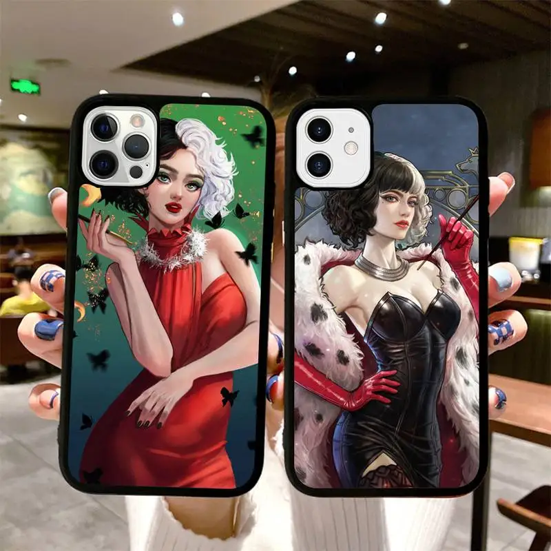 Cruella-cartoon Phone Case Silicone PC+TPU Case for iPhone 11 12 13 Pro Max 8 7 6 Plus X SE XR Hard Fundas
Cruella-cartoon Phone Case Silicone PC+TPU Case for iPhone 11 12 13 Pro Max 8 7 6 Plus X SE XR Hard Fundas