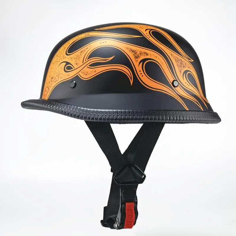 Men Women Motorcycle Helmet Lightweight Breathable German Retro Open Face Half Helmet Quick Release Buckle Scoop Hat
Men Women Motorcycle Helmet Lightweight Breathable German Retro Open Face Half Helmet Quick Release Buckle Scoop Hat
