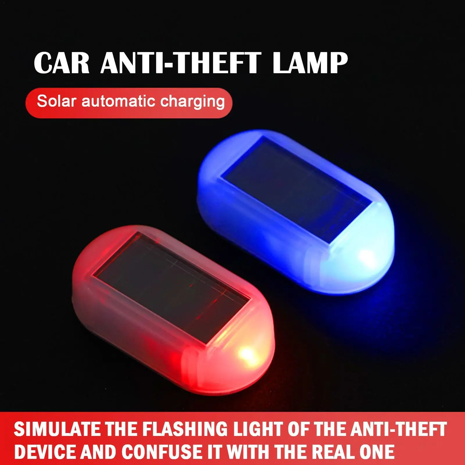 Car Fake Security Light Solar Powered Simulated Dummy Alarm Wireless Warning Anti-Theft Caution Lamp LED Flashing Imitation
Car Fake Security Light Solar Powered Simulated Dummy Alarm Wireless Warning Anti-Theft Caution Lamp LED Flashing Imitation