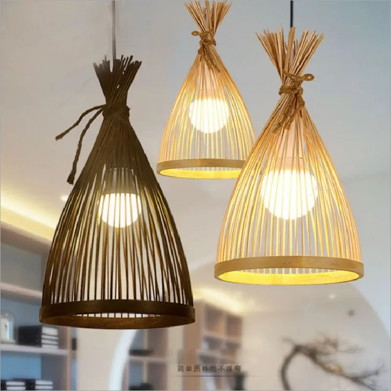 Chinese Handmade Chandelier Light Dia20cm Bamboo Pendant Lamps for Dining room bedroom Living room lantern E27 Home Lighting
Chinese Handmade Chandelier Light Dia20cm Bamboo Pendant Lamps for Dining room bedroom Living room lantern E27 Home Lighting