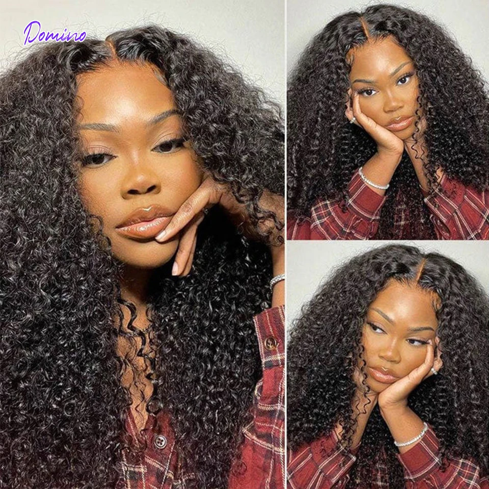 Kinky Curly Wig 13x4 Lace Front Human Hair Wigs HD Transparent Lace Frontal Wig 4x4 Closure Wig Human Hair Wigs For Women Domino
Kinky Curly Wig 13x4 Lace Front Human Hair Wigs HD Transparent Lace Frontal Wig 4x4 Closure Wig Human Hair Wigs For Women Domino