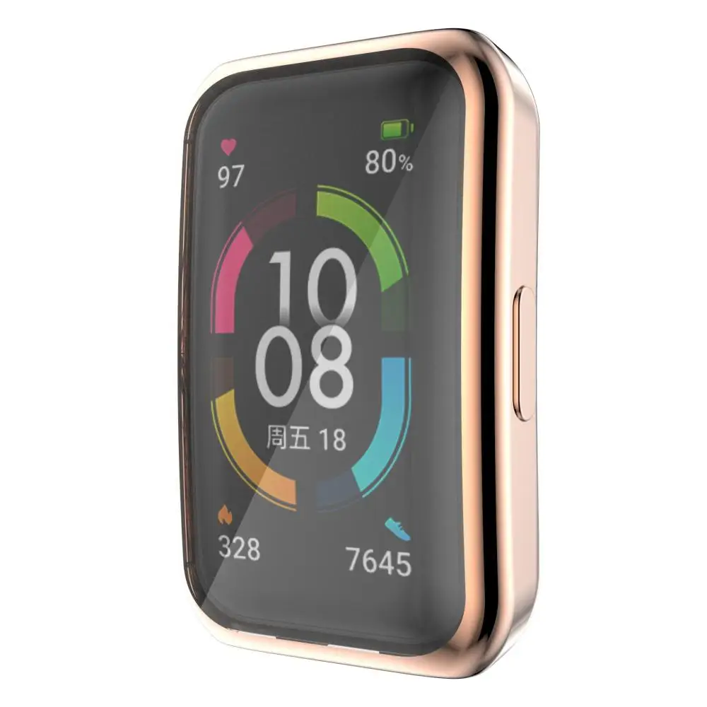 6 Colors Tpu Soft Shell Thicken Smart Accessories Watch Case Electroplating Protective Case For Huawei Bracelet 6
6 Colors Tpu Soft Shell Thicken Smart Accessories Watch Case Electroplating Protective Case For Huawei Bracelet 6