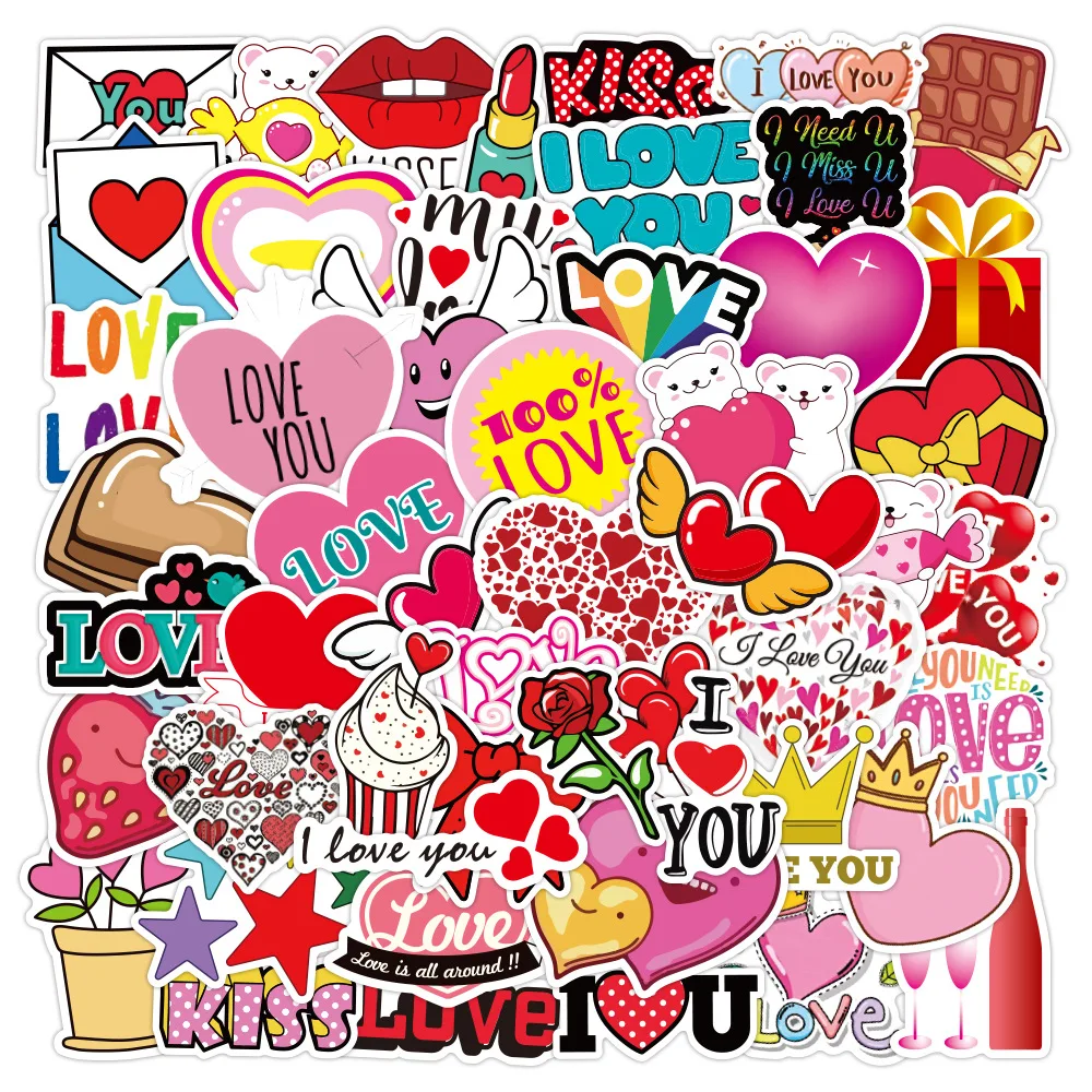 10/30/50PCS Valentine's Day Cartoon Trend Graffiti Sticker Toy Decoration Notebook Kids Gift iPad PVC WaterproofStickerWholesale
10/30/50PCS Valentine's Day Cartoon Trend Graffiti Sticker Toy Decoration Notebook Kids Gift iPad PVC WaterproofStickerWholesale