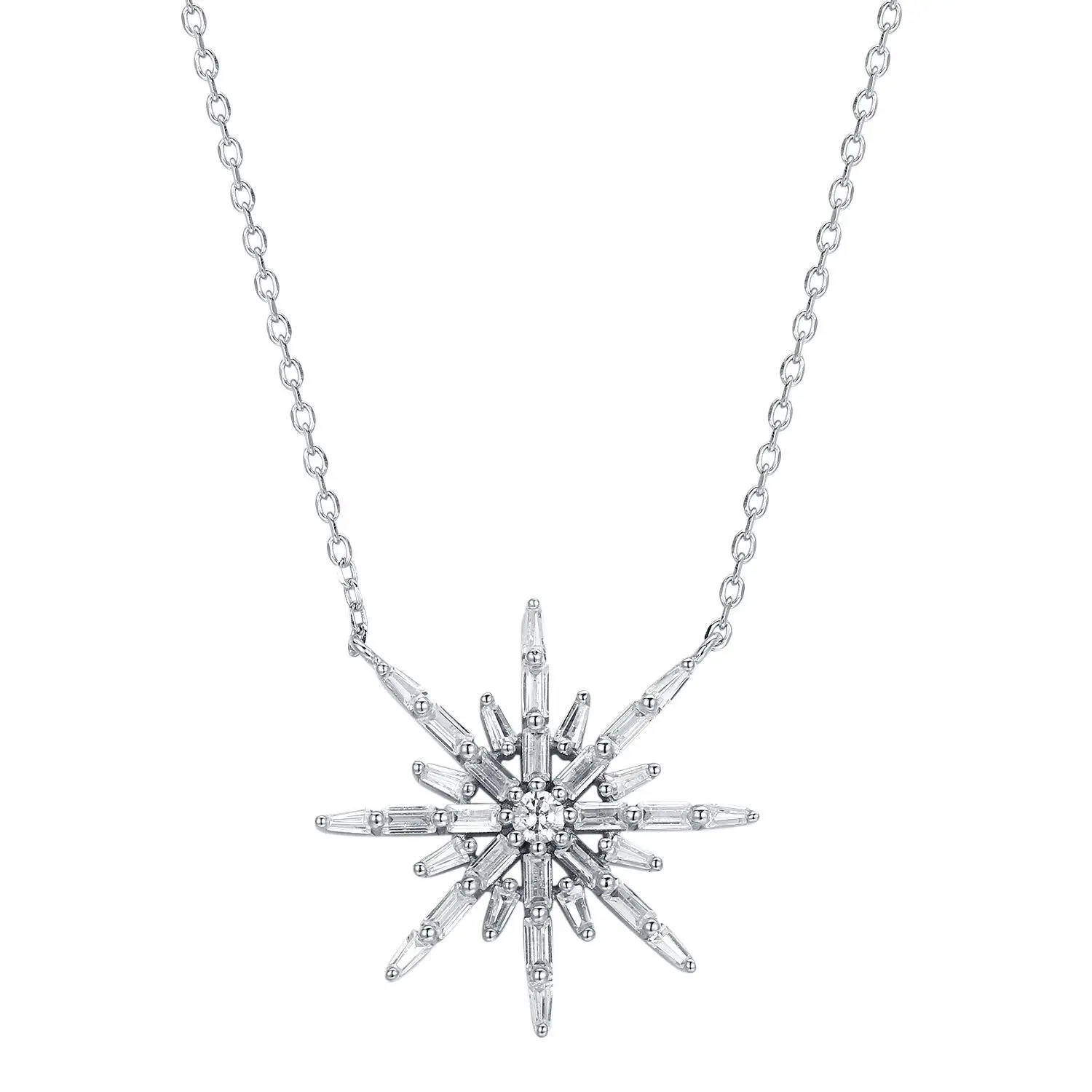 2023 European and American 925S Silver Snowflake Set with Shining Full Diamond Pendant Clavicle Vintage Women's Necklace
2023 European and American 925S Silver Snowflake Set with Shining Full Diamond Pendant Clavicle Vintage Women's Necklace