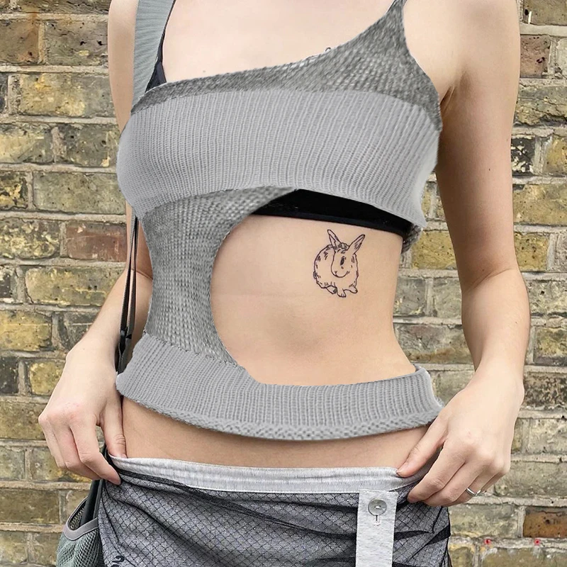 New Fashion One Shoulder Crop Top Sexy Hollow Out Camis Women Retro Aesthetic Backless Tank Outfits Grunge Fairycore Clothes
New Fashion One Shoulder Crop Top Sexy Hollow Out Camis Women Retro Aesthetic Backless Tank Outfits Grunge Fairycore Clothes