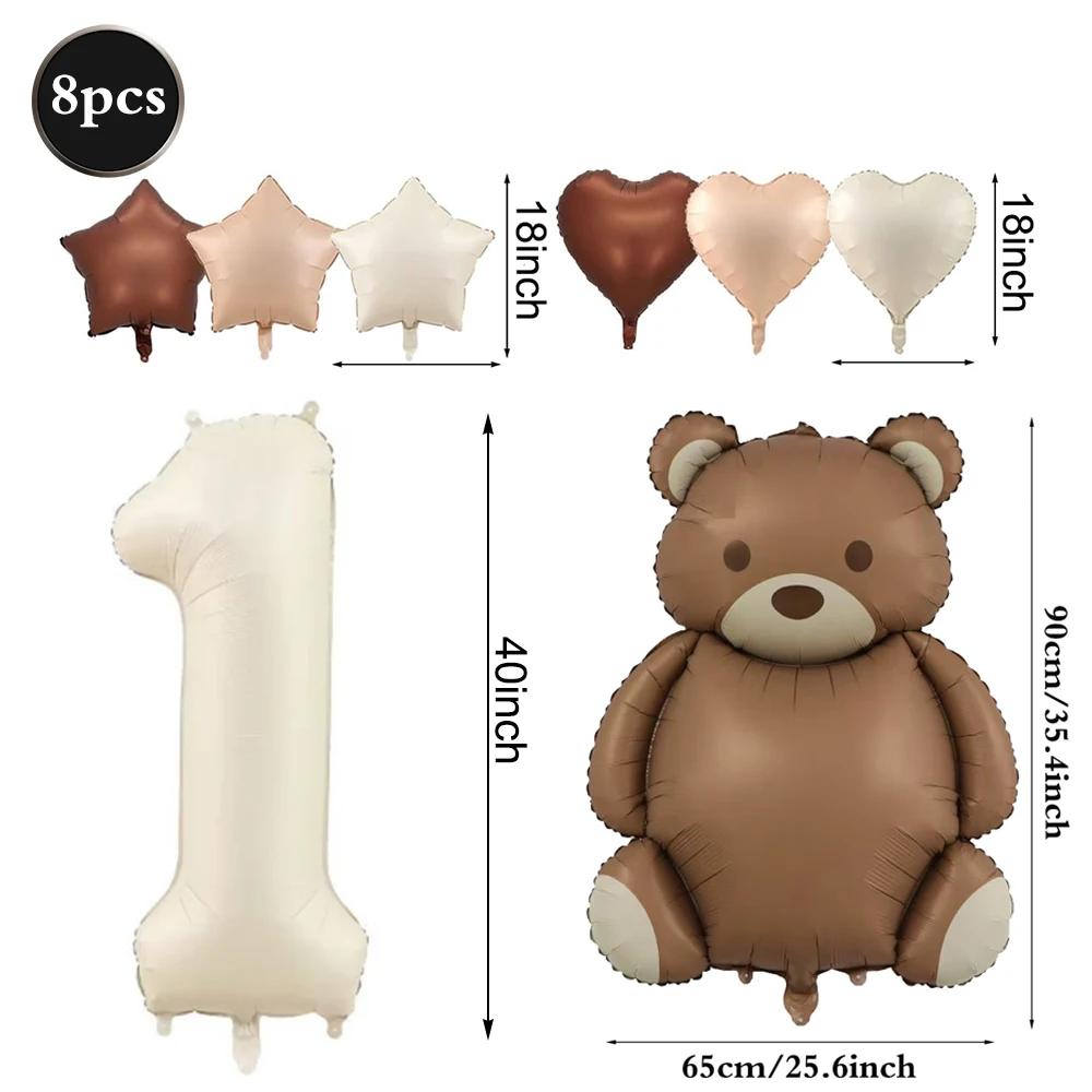 Надувные шары для вечеринки в стиле медведь EsenTroye
Надувные шары для вечеринки в стиле медведь EsenTroye