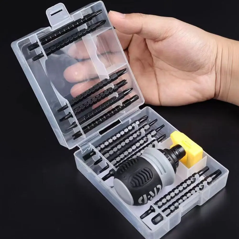 26 in 1 Ratchet Screwdriver Set Magnetic Dual-purpose Batch Head Telescopic Labor-Saving Screwdriver Hand Tool
26 in 1 Ratchet Screwdriver Set Magnetic Dual-purpose Batch Head Telescopic Labor-Saving Screwdriver Hand Tool