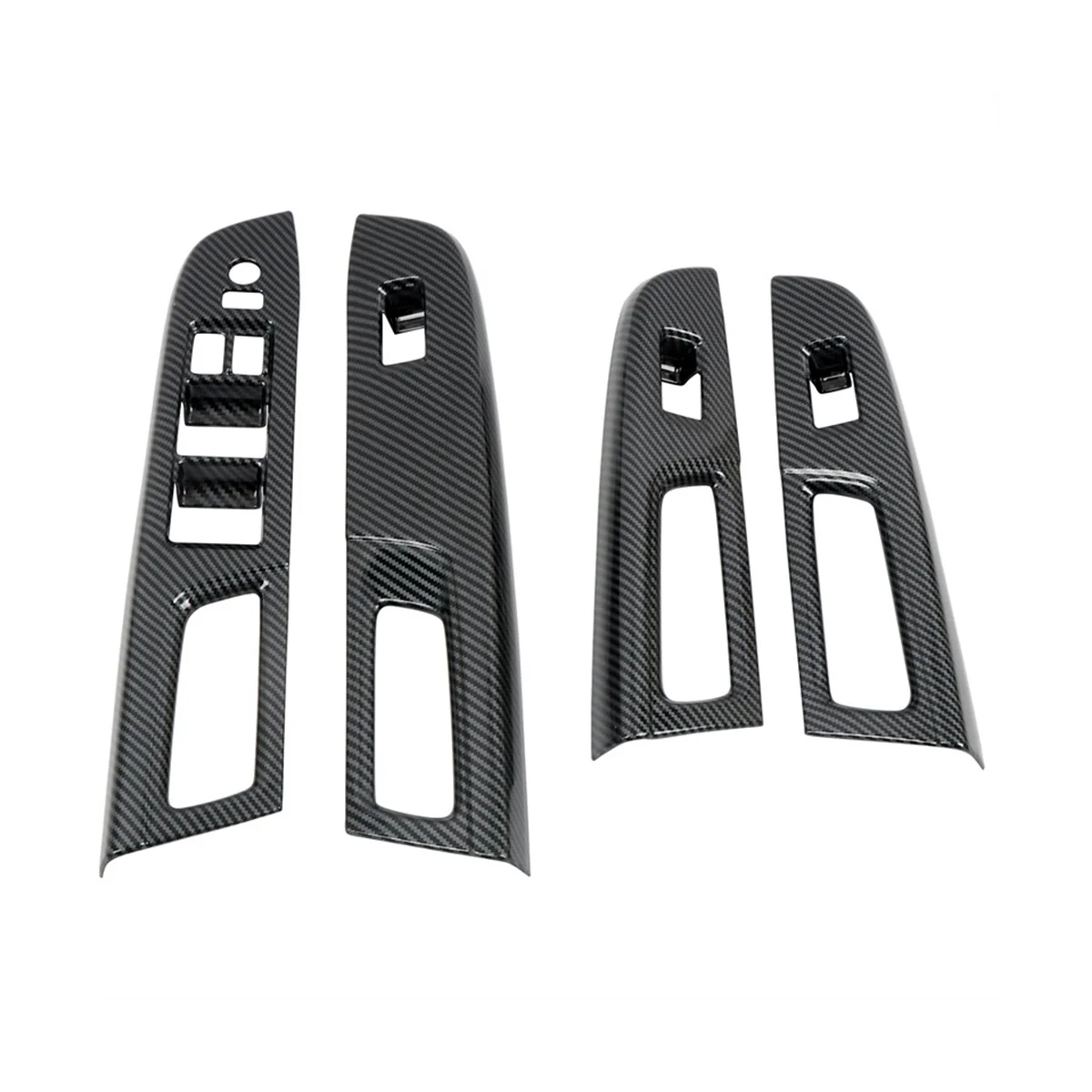 

Car Carbon Fiber Window Glass Lift Button Trim Switch Cover Door Armrest Panel for Subaru WRX/WRX STI 2015-2020 RHD