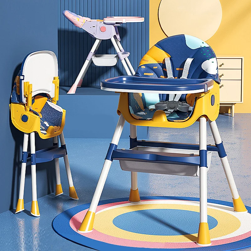 New foldable baby dining chair installation-free household children dining chair can sit and lie in highchairs.
New foldable baby dining chair installation-free household children dining chair can sit and lie in highchairs.