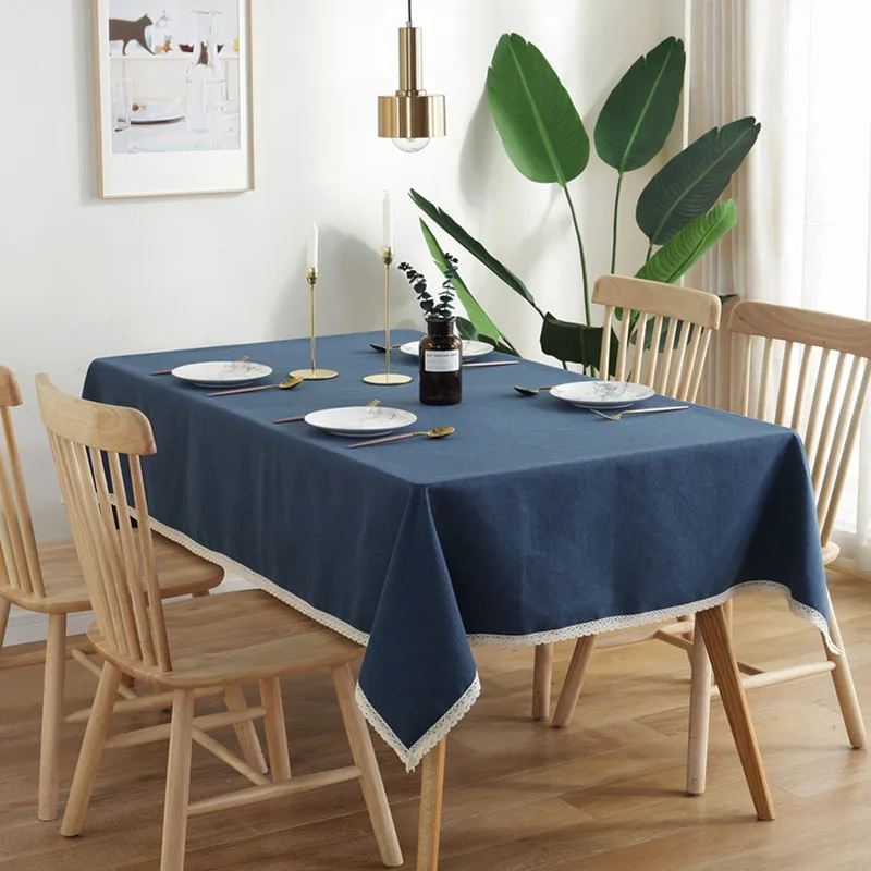Effen Kleur Waterdicht Tafelkleed Met Kant Katoen Linnen Dikke Rechthoekige Bruiloft Eettafel Cover Thee Tafelkleed
Effen Kleur Waterdicht Tafelkleed Met Kant Katoen Linnen Dikke Rechthoekige Bruiloft Eettafel Cover Thee Tafelkleed