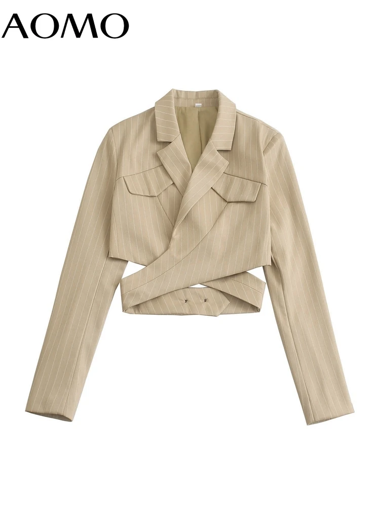 AOMO Women Vintage Striped Tunic Blazer Female Long Sleeve Elegant Jacket Ladies Crop Blazer Suits QJ61A
AOMO Women Vintage Striped Tunic Blazer Female Long Sleeve Elegant Jacket Ladies Crop Blazer Suits QJ61A
